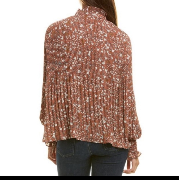 MAX STUDIO floral blouse M cute - Picture 4 of 9